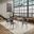 Nature'S Edge 60 Inch 7 Piece Modern Dining Set In Grey and Slate