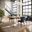 Nature'S Edge 5 Piece Dining Room Set In Natural and Blueberry