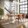 Nature'S Edge 5 Piece Dining Room Set In Light Brown and Natural