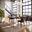 Nature'S Edge 5 Piece Dining Room Set In Chestnut and Dark Brown