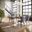Nature'S Edge 5 Piece Dining Set In Chestnut and Grey