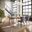 Nature'S Edge 5 Piece Dining Set In Natural and Grey