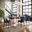 Nature'S Edge 7 Piece Dining Room Set In Slate and Blueberry