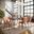 Nature'S Edge 7 Piece Dining Room Set In Slate and Light Brown