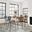 Nature'S Edge 5 Piece Counter Height Dining Set with Barstools In Chestnut and Grey