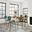 Nature'S Edge 5 Piece Counter Height Dining Set with Barstools In Chestnut and Jade