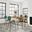 Nature'S Edge 5 Piece Counter Height Dining Set with Barstools In Natural and Jade