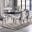 Neuveville Black And Chrome Dining Room Set