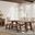 Newberry Rectangular Dining Room Set In Medium Brown