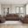 Newnan Double Reclining Living Room Set In Brown