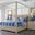 Newport Sailcloth Shorecliff Canopy Bedroom Set By Barclay Butera