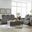 Next-Gen Durapella Power Reclining Living Room Set With Adjustable Headrest In Slate