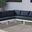 Nizuc Water Resistant Fabric Outdoor Patio 5 Piece Modular Sectional In Navy
