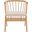 Noah Spindle Dining Chair Set of 2 in Beige