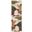 Nordic Modern 2' x 6' Indoor Rug In Beige Multi