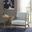 Novak Lounge Chair In Light Blue