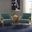 Novak Lounge Chair Set of 2 In Teal