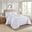 Oakley 3 Piece Reversible Full/Queen Bedspread Set In White