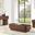 Oakmont Occasional Table Set In Brown