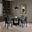Oberto Round Dining Room Set In Dark Gray