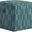 Ocean Breeze Jupiter Ottoman In Green