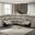 Oliverus Power Sectional In Taupe