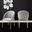 Onyx Dining Chair Set of 2 In Dark Gray and Gold