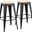Oregon Barstool Set of 2 In Black