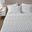 Oversized Cotton Flannel 4 Piece Sheet Set In Black Snowflakes
