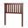 Oxford Twin Headboard In Merlot and Dark Brown