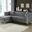 Paige Gray Sofa Chaise