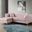 Paige Pink Sofa Chaise
