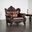 Palencia Chair In Dark Cherry and Brown