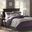 Palmer Polyester Microsuede Pieced California King Comforter 7 Piece Set In Purple