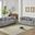 Paris Living Room Set in Rich Gray
