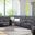 Parker Living Gladiator Cobalt 6 Piece Modular Power Reclining Sectional With Power Headrests And Console With Usb Popup