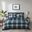 Parkston Microfiber Printed 2 Piece Twin Comforter Mini Set In Navy