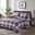Parkston Polyester Print Microfiber Down Alt 3 Piece King Comforter Mini Set In Red
