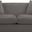 Penelope Chenille Fabric Loveseat In Grey Chenille