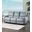 Phineas Power Sofa In Pale Blue