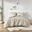 Phoebe Diamond Quilted Ruffle Edge Comforter Set In Neutral