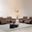 Picasso Living Room Set In Caramel