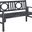 Piedmont Ash Gray Folding Bench