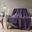Plush Polyester Solid Microlight Heated Throw In Purple