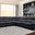Polaris 6 Piece Modular Power Reclining Sectional With Power Headrests And Console In Slate