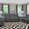 Polaris Power Reclining Sofa Loveseat and Recliner In Dark Grey