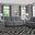Polaris Power Reclining Sofa Loveseat and Recliner In Grey