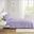 Polka Cotton Percale Kids Full Sheet Set In Purple