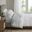 Polyester And Coolmax 3 Piece Twin Sheet Set In Light Grey