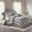 Polyester 4 Piece Queen Comforter Set In Blush/Grey